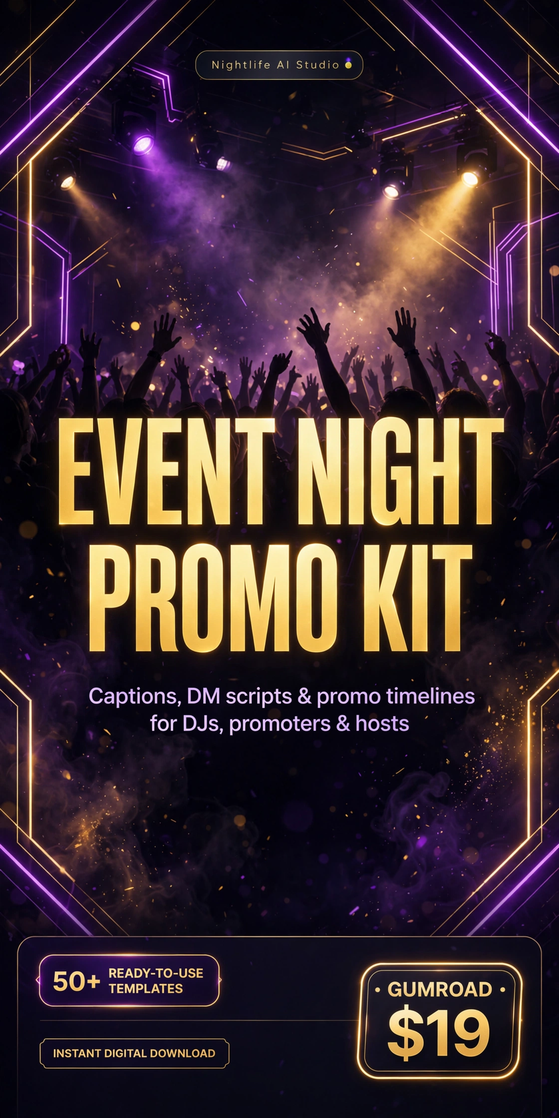 Custom party flyer design